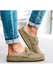 Mules Falt camel clair à bout fermé