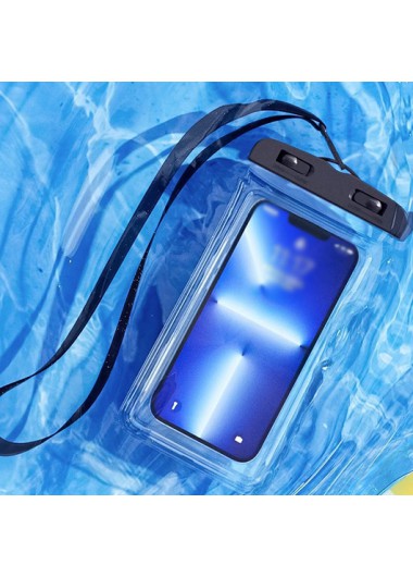 Black accessories,Plain Color accessories,Black Waterproof One Size Phone Case