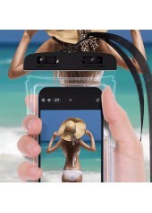 Black accessories,Plain Color accessories,Black Waterproof One Size Phone Case