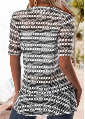 Multi Color tops,Contrast Color tops,ROTITA Textured Fabric Multi Color Short Sleeve Light Cardigan