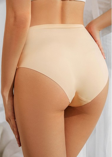 Skin Color intimates,Plain Color intimates,Skin Color Mid Waisted Breathable Panty