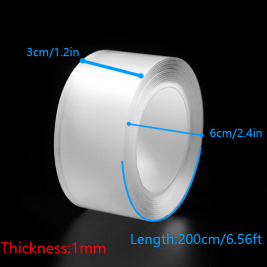 White Transparent For Household Use Gummed Tape