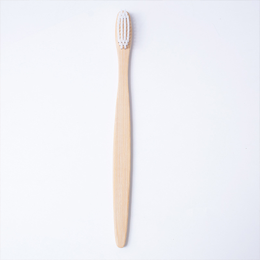 White accessories,White Bamboo Material Soft Bristle Toothbrush