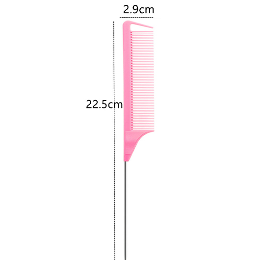 Pink accessories,More Fine Hair Separation Pink Hairdressing Comb