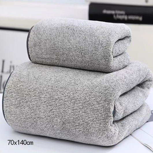 Grey accessories,Plain Color accessories,Acrylic Coral Fleece Grey Bath Towel