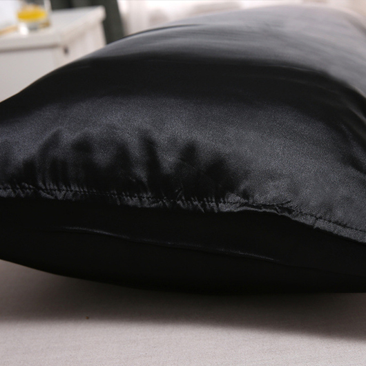 Black accessories,Plain Color accessories,Polyester Black Without Pillow Core Pillpwcase