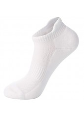 White accessories,Plain Color accessories,White Cotton Breathable Low Cut Socks