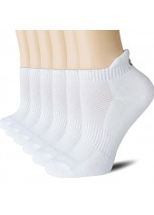 weiße atmungsaktive Baumwollsocken mit niedrigem Schnitt