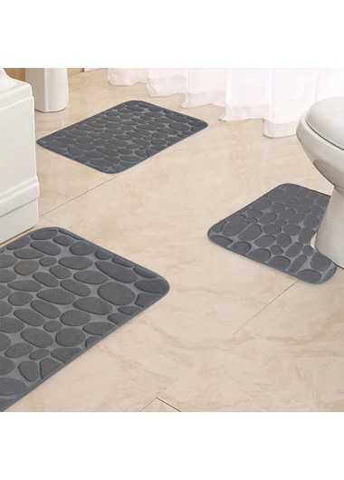 Dark Grey accessories,Plain Color accessories,Dark Grey Pebble Pattern Non-slip Cat Paw Pad