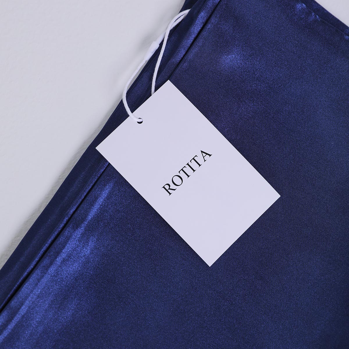 Polyester Marineblau ohne Kissenkern Pillenbezug