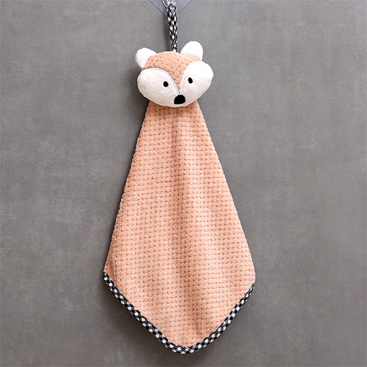 Dusty Pink accessories,Animal Print accessories,Contrast Color accessories,Dusty Pink Plush Bath Hand Towel