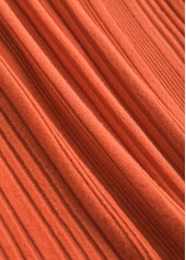 Orange tops,Tie Dye tops,ROTITA Patchwork Tie Dye Print Orange Split Neck T Shirt