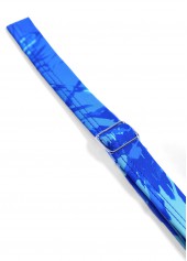 Royal Blue swimwear,Plants swimwear,ROTITA Smocked Royal Blue Tropical Plants Print Tankini Set