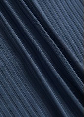 Navy plus size,Plain Color plus size,ROTITA Plus Size Lace Navy Tie Collar T Shirt