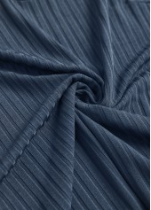 Navy plus size,Plain Color plus size,ROTITA Plus Size Lace Navy Tie Collar T Shirt