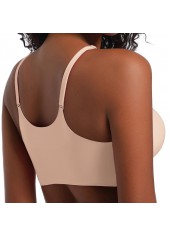 Skin Color intimates,Plain Color intimates,Skin Color Scoop Seamless Breathable Bra