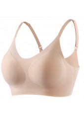 Skin Color intimates,Plain Color intimates,Skin Color Scoop Seamless Breathable Bra