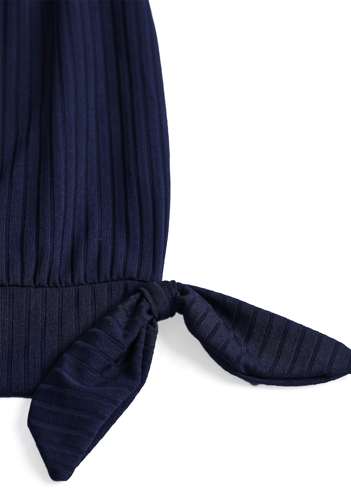 Navy swimwear,Geometric swimwear,ROTITA Bowknot Navy Geometric Print Tankini Set