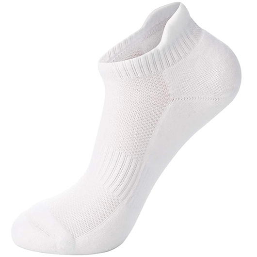 White accessories,Plain Color accessories,White Cotton Breathable Low Cut Socks
