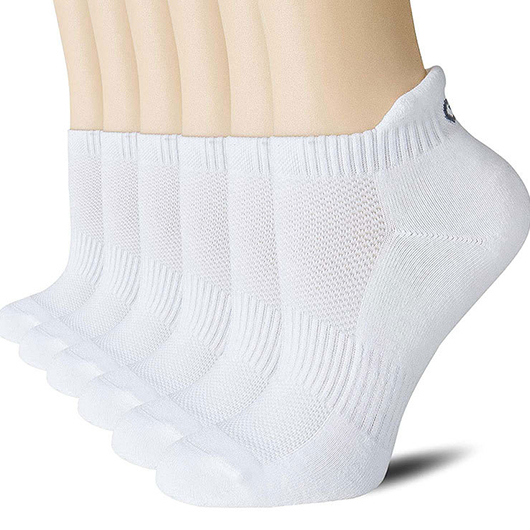 White accessories,Plain Color accessories,White Cotton Breathable Low Cut Socks