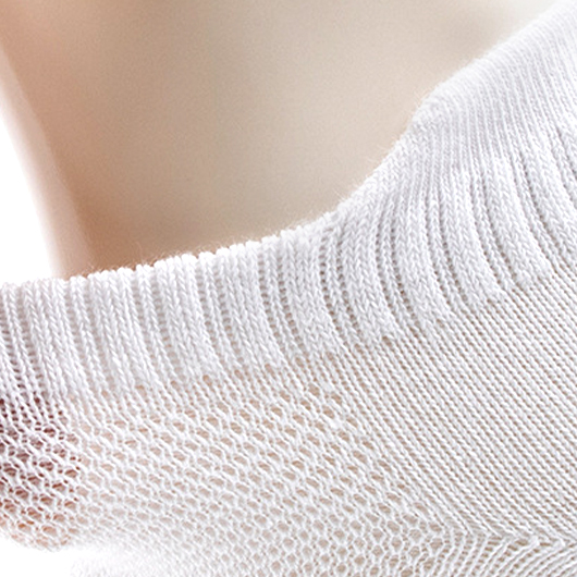 White accessories,Plain Color accessories,White Cotton Breathable Low Cut Socks