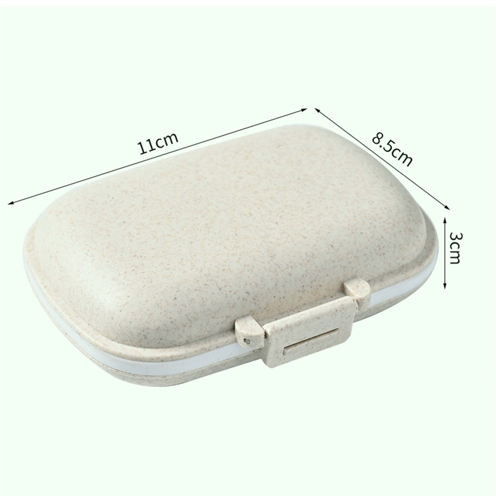 White accessories,Sealed Moisture-proof White Plastic Pill Box