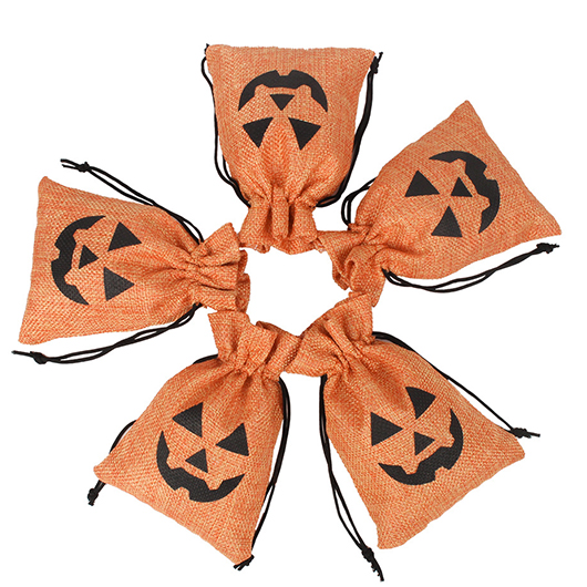 Orange accessories,Contrast Color accessories,Halloween Gift Bags Orange Jewelry Box