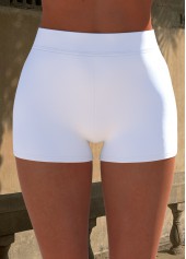 White plus size,Plain Color plus size,ROTITA Ruffle Plus Size White Tankini Set