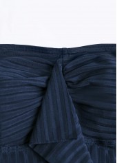 Navy plus size,Plants plus size,ROTITA Plus Size Ruffle Tropical Plants Print Navy Tankini Set