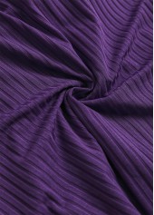 Dark Purple plus size,Floral plus size,Plants plus size,ROTITA Plus Size Ruched Floral Print Dark Purple Tankini Set