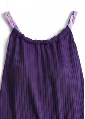 Dark Purple plus size,Floral plus size,Plants plus size,ROTITA Plus Size Ruched Floral Print Dark Purple Tankini Set