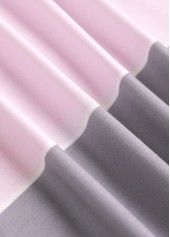 Pink tops,Striped tops,Contrast Color tops,ROTITA Plus Size Two Piece Striped Cardigan  and Tank Top