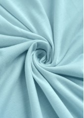 Mint Green tops,Plain Color tops,ROTITA Zipper Mint Green Split Neck Long Sleeve Shirt