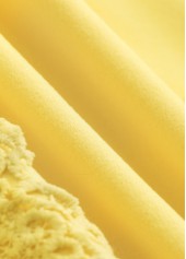 Light Yellow plus size,Plain Color plus size,ROTITA Plus Size Embroidery Light Yellow Split Neck T Shirt