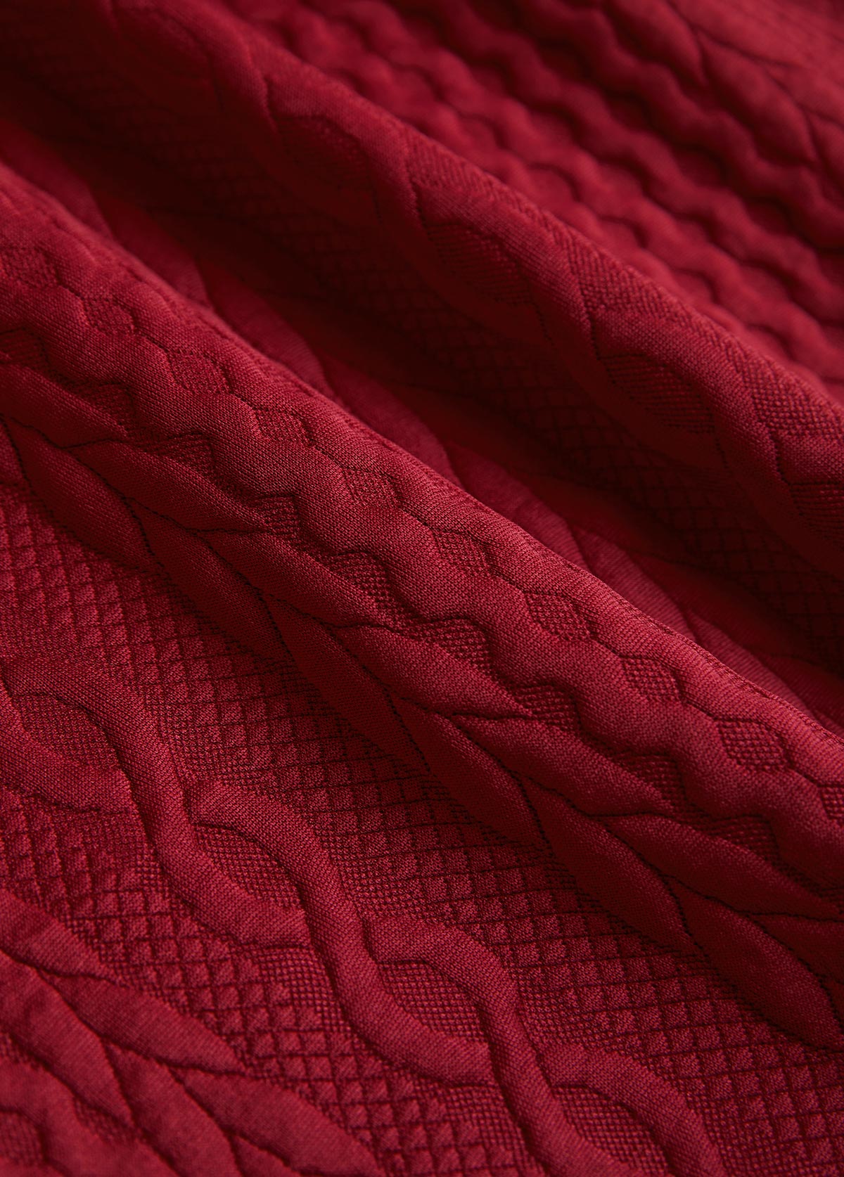 Wine Red plus size,Tribal plus size,ROTITA Plus Size Patchwork Wine Red Tribal Print Hoodie