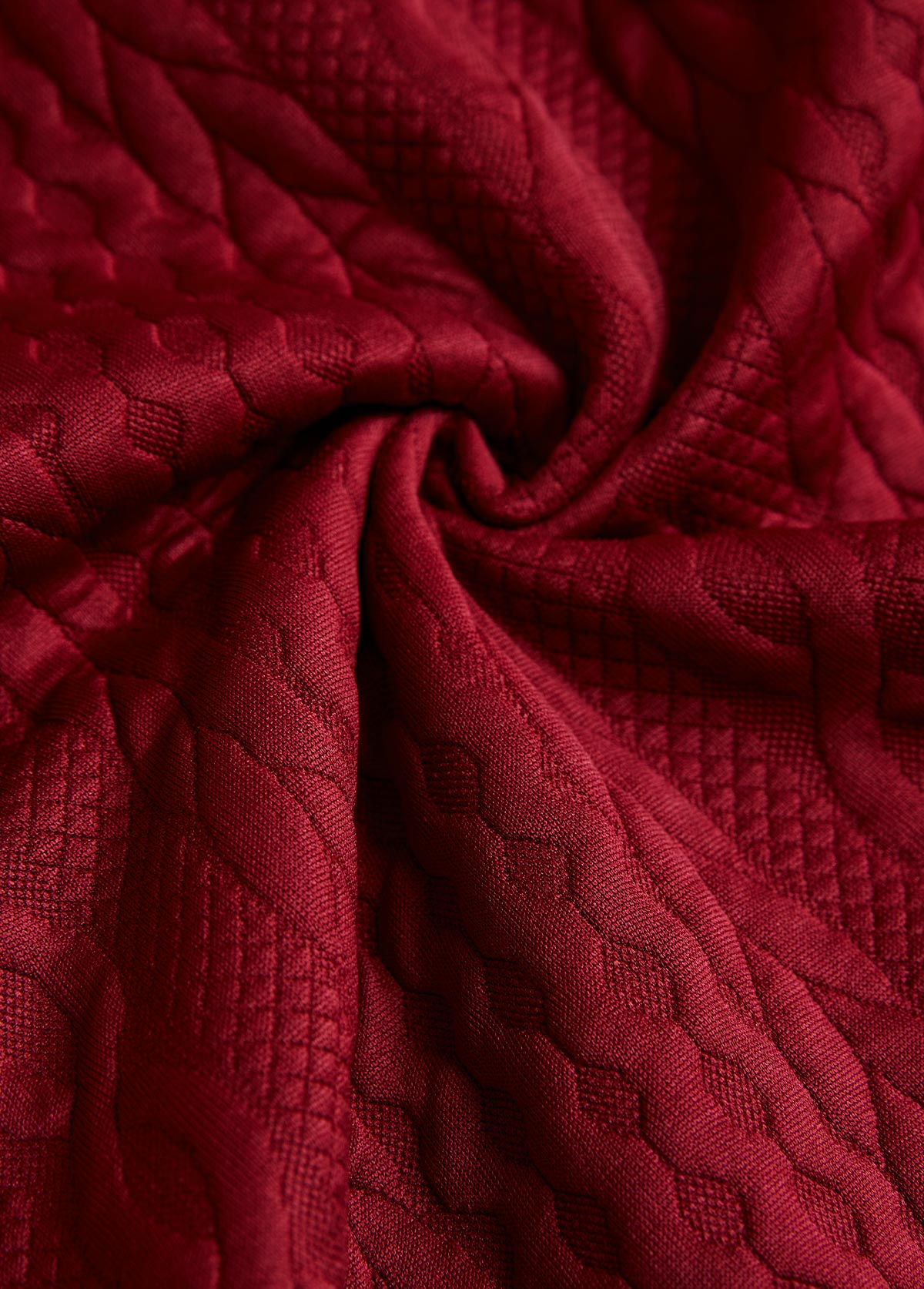 Wine Red plus size,Tribal plus size,ROTITA Plus Size Patchwork Wine Red Tribal Print Hoodie