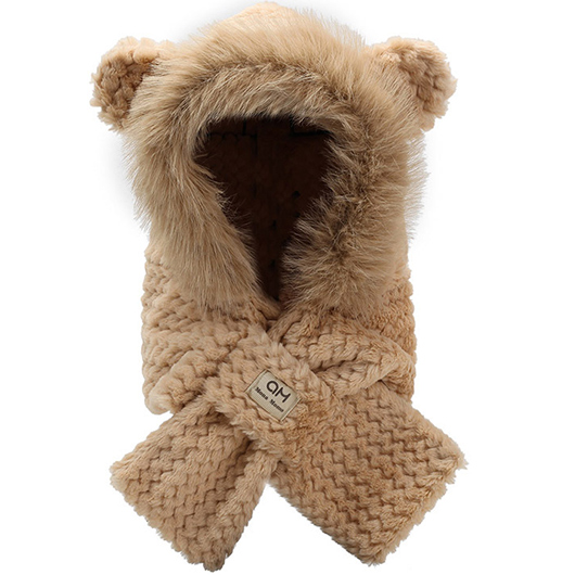 Light Camel accessories,Plain Color accessories,Light Camel Cotton Plush Design Hat
