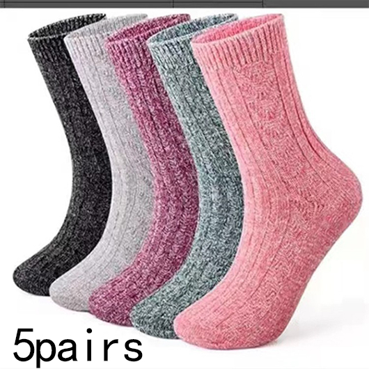 Multi Color accessories,Plain Color accessories,Multi Color Mid Calf Polyester Socks
