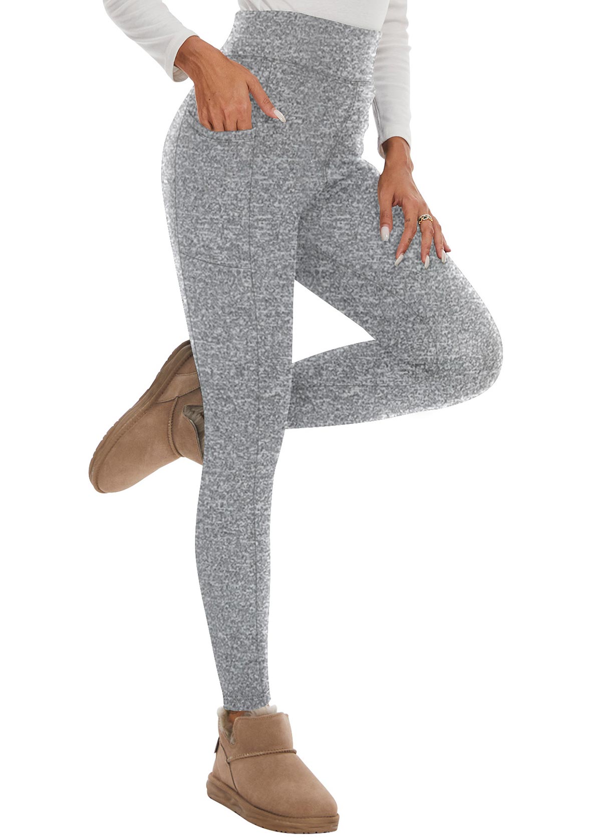 Dark Grey bottoms,Plain Color bottoms,Dark Grey Leggings