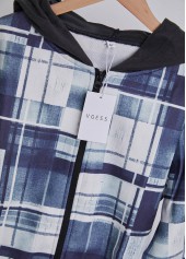 Dark Grey tops,Geometric tops,Striped tops,ROTITA Geometric Print Grey Coat