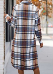 Multi Color dresses,Plaid dresses,Everyday dresses,Casual dresses,ROTITA Plus Size Tummy Coverage Plaid Multi Color Dress