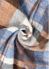 Multi Color dresses,Plaid dresses,Everyday dresses,Casual dresses,ROTITA Plus Size Tummy Coverage Plaid Multi Color Dress