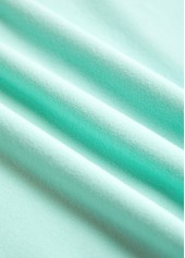 Light Green tops,Plaid tops,ROTITA Patchwork Plaid Light Green Long Sleeve Hoodie