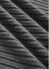 Grey plus size,Orange plus size,Striped plus size,Geometric plus size,Ombre plus size,ROTITA Plus Size Circular Ring Grey Striped Long Sleeve Sweatshirt