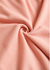 Dusty Pink plus size,Halloween plus size,Plaid plus size,Letter plus size,ROTITA Halloween Plus Size Patchwork Dusty Pink Round Neck Sweatshirt