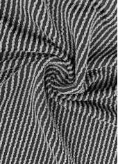 Grey tops,Plain Color tops,Geometric tops,ROTITA Patchwork Grey Turn Down Collar Long Sleeve Coat