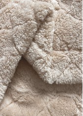 Beige tops,Plain Color tops,Zipper Beige Turn Down Collar Sleeveless Waistcoat