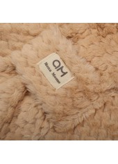 Light Camel accessories,Plain Color accessories,Light Camel Cotton Plush Design Hat