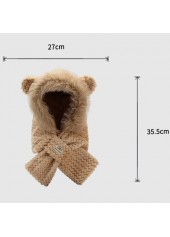 Light Camel accessories,Plain Color accessories,Light Camel Cotton Plush Design Hat