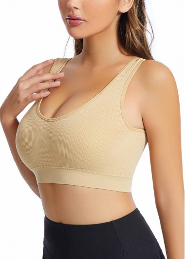 Skin Color intimates,Plain Color intimates,Scoop Detail Skin Color Stretch Bra
